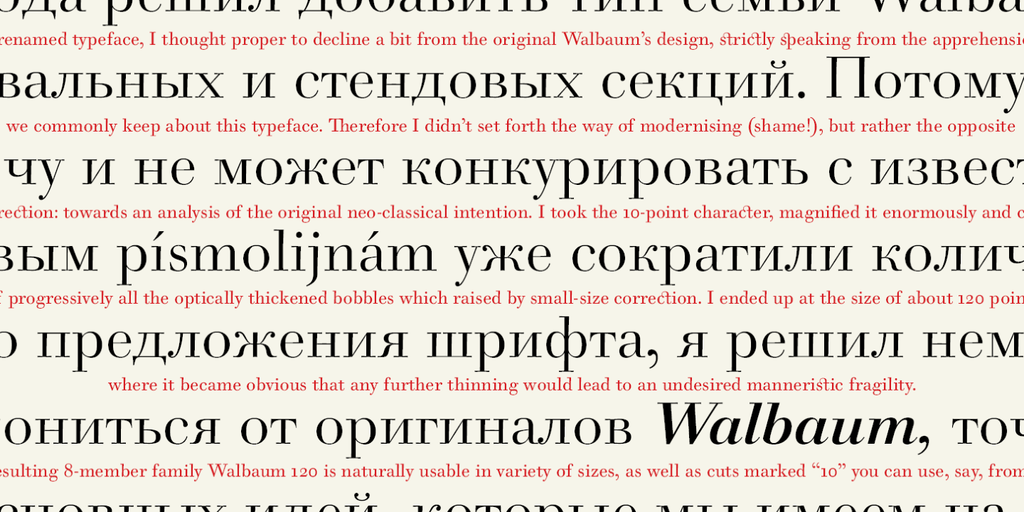 Пример шрифта Walbaum 2010 Pro #7